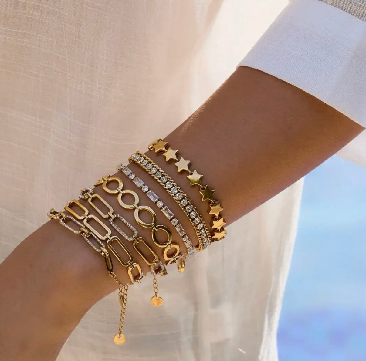 Star Chain Bracelet in Gold - NOSTRUM