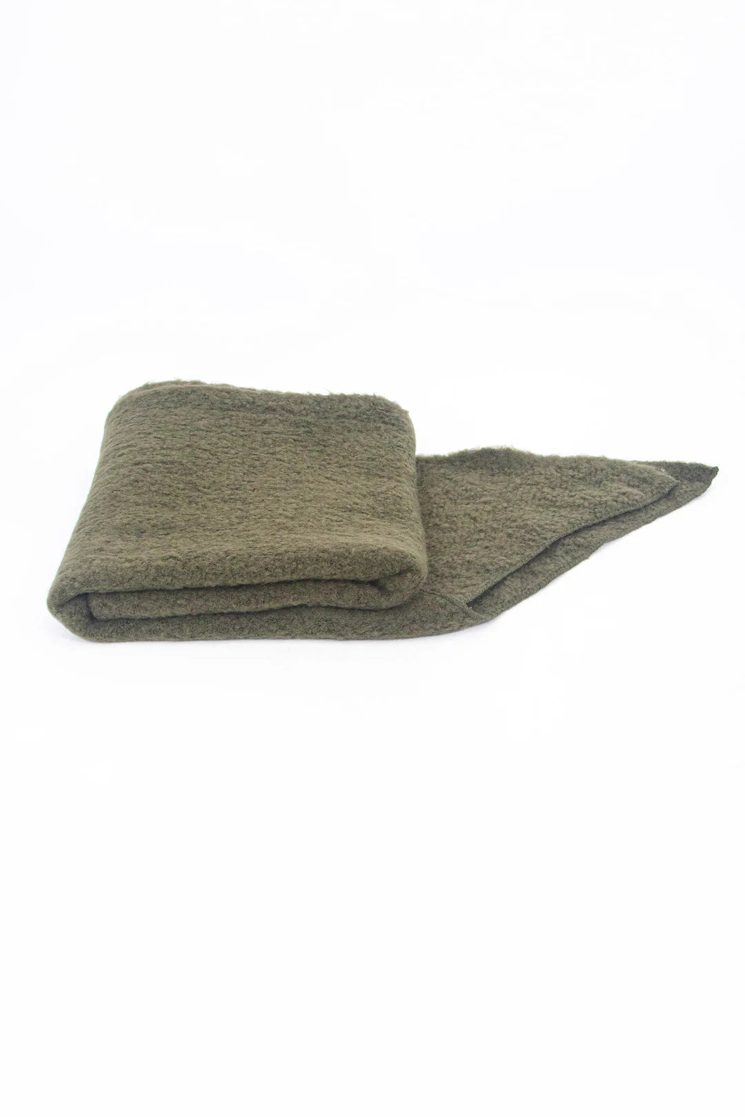 Asymmetric Heavyweight Scarf in Khaki