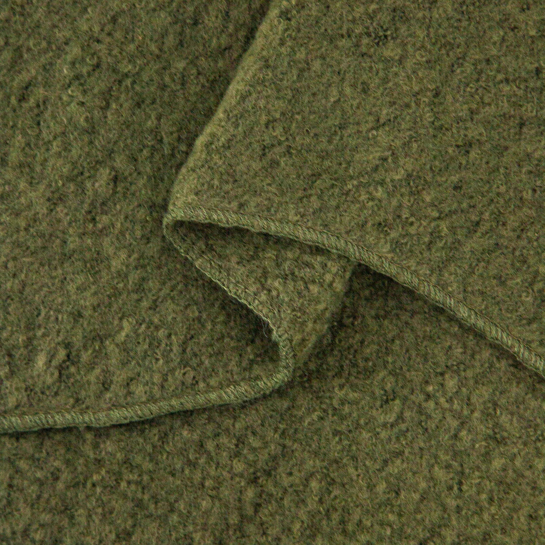 Asymmetric Heavyweight Scarf in Khaki