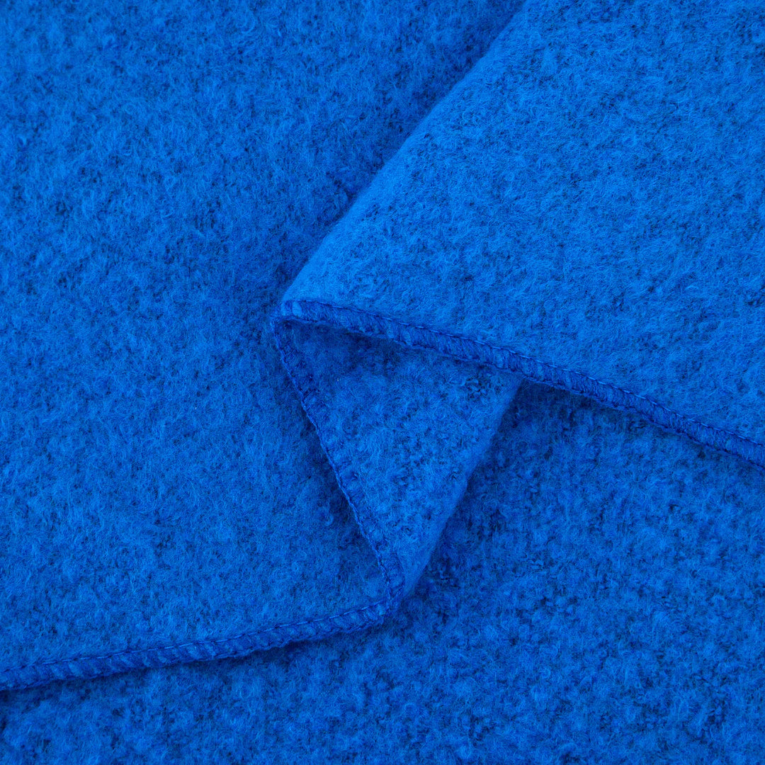 Asymmetric Heavyweight Scarf in Royal Blue