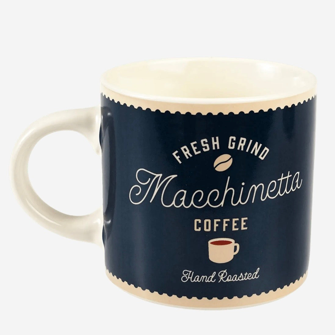 Vintage Style Macchinetta Coffee Mug - Rex London