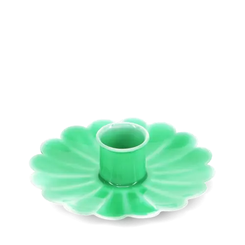 Enamel Flat Flower Candle Holder Assorted Colours - Rex London