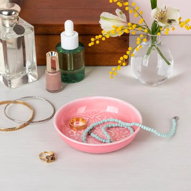 Enamel Trinket Dish Assorted Colours - Rex London
