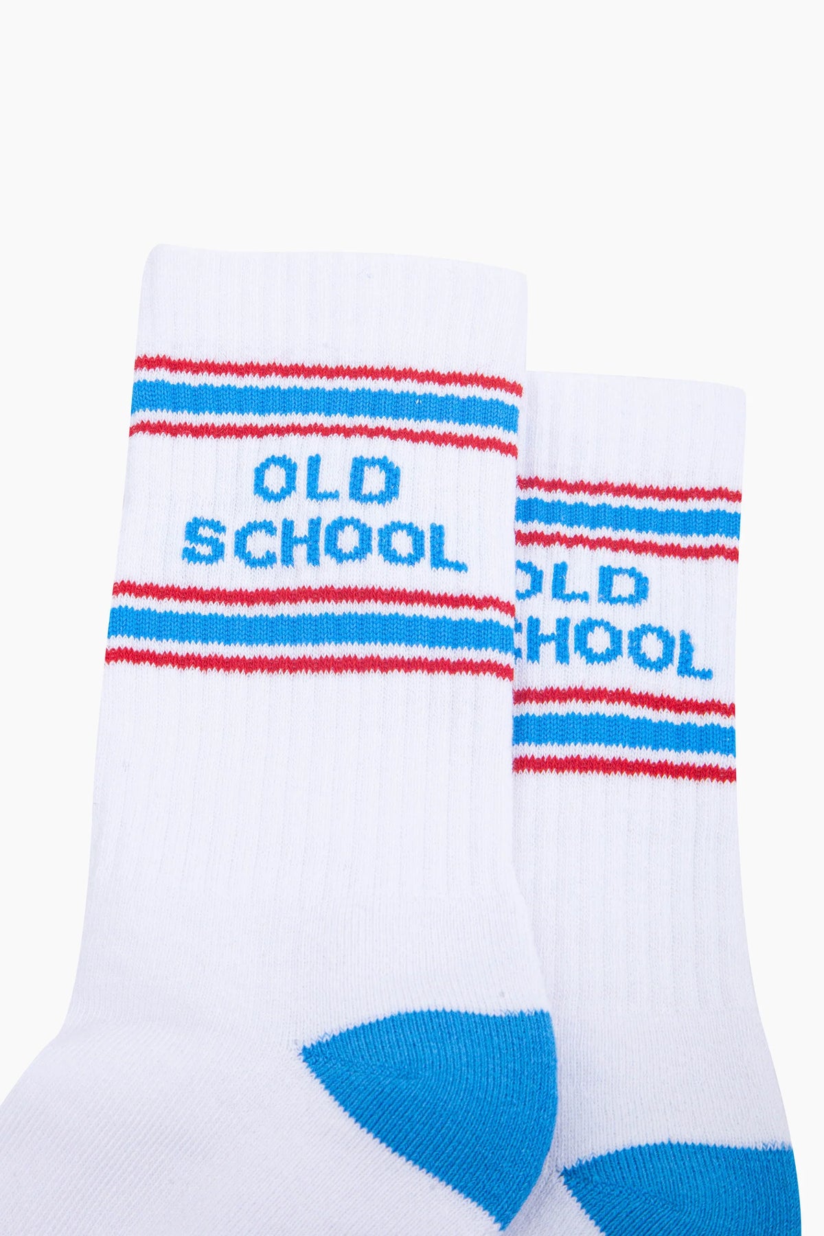 Old School Slogan Sport Style Socks - Sock Talk