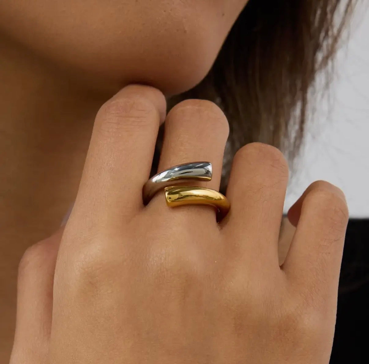 Mix Metal Wrap Ring - NOSTRUM