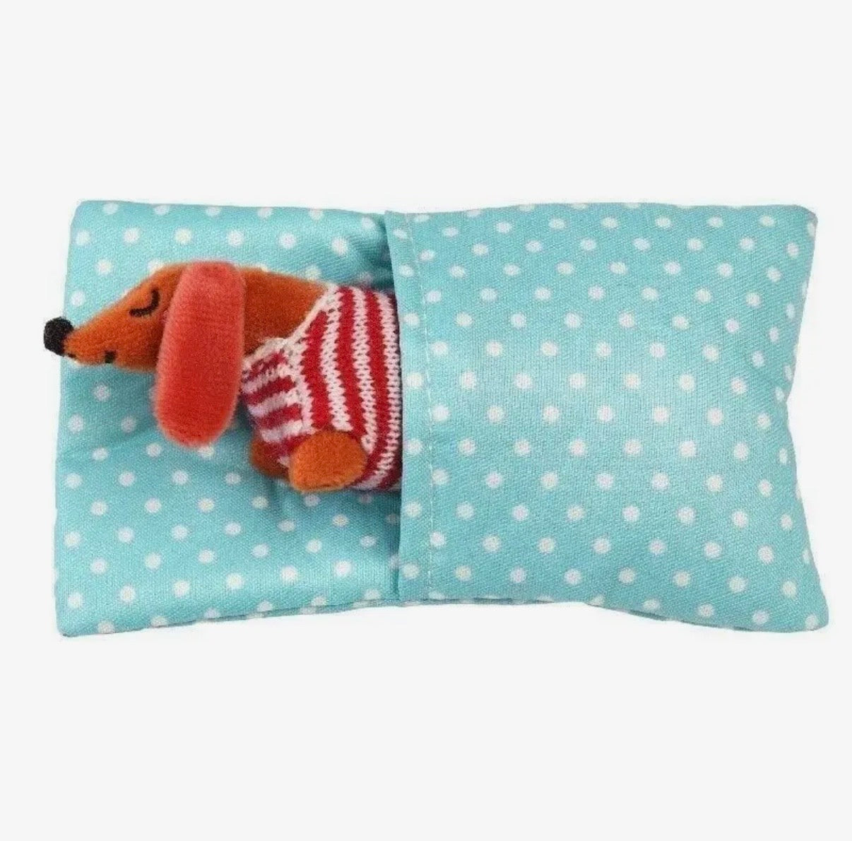 Mini Sausage Dog in a Box Soft Toy - Rex London