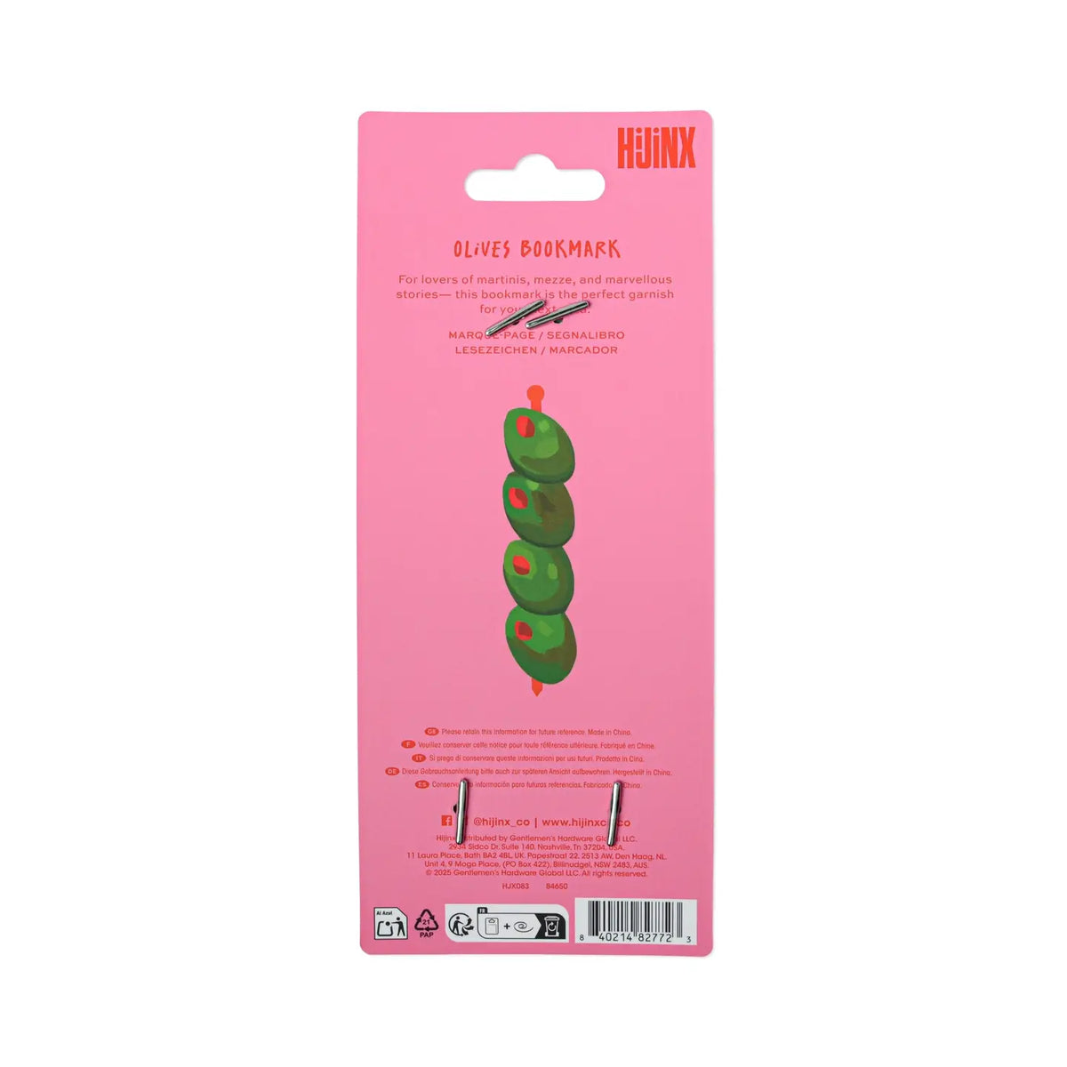 Olives Bookmark - Hijinx