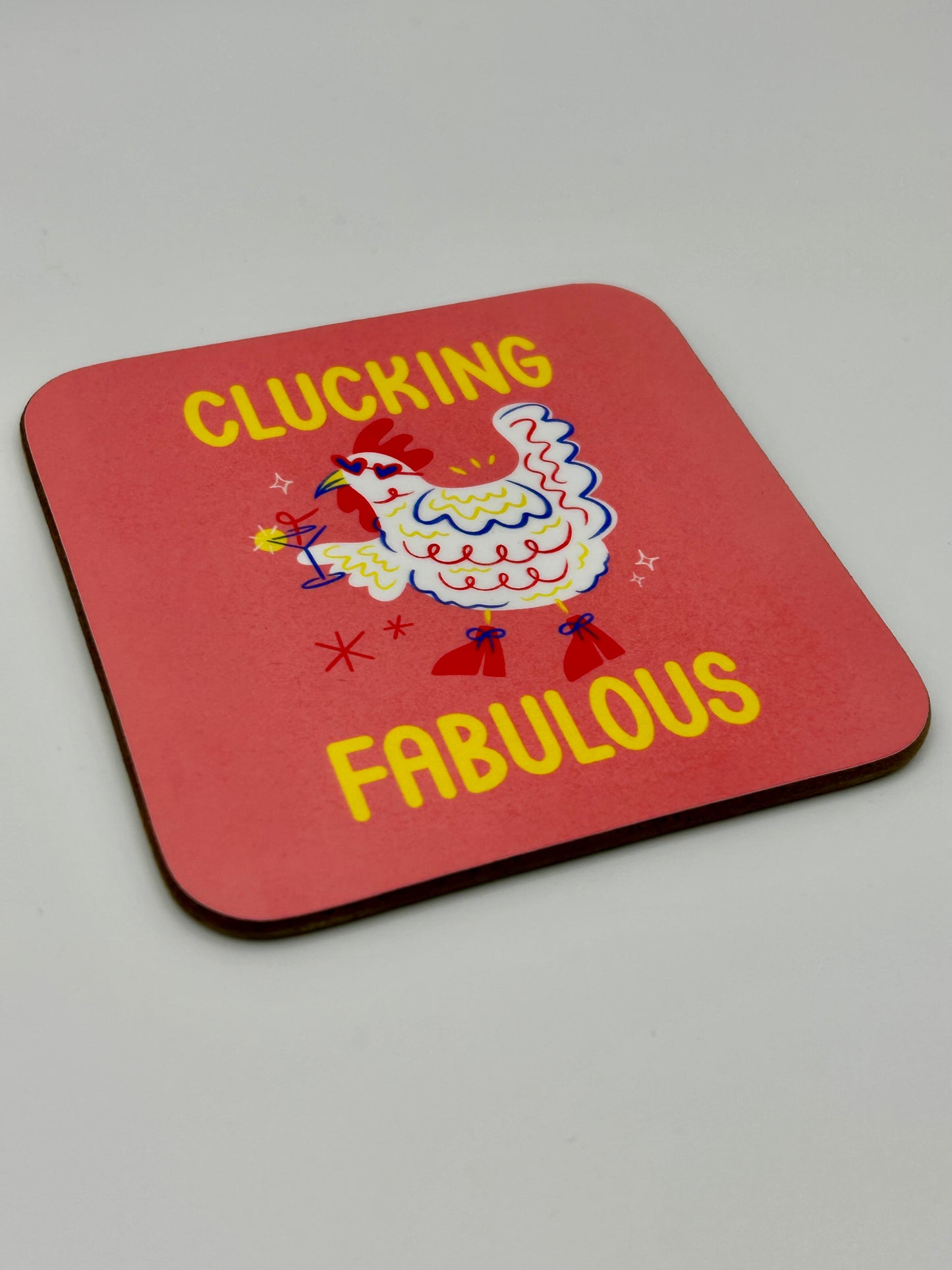 Clucking Fabulous Coaster - Lucy Maggie Designs