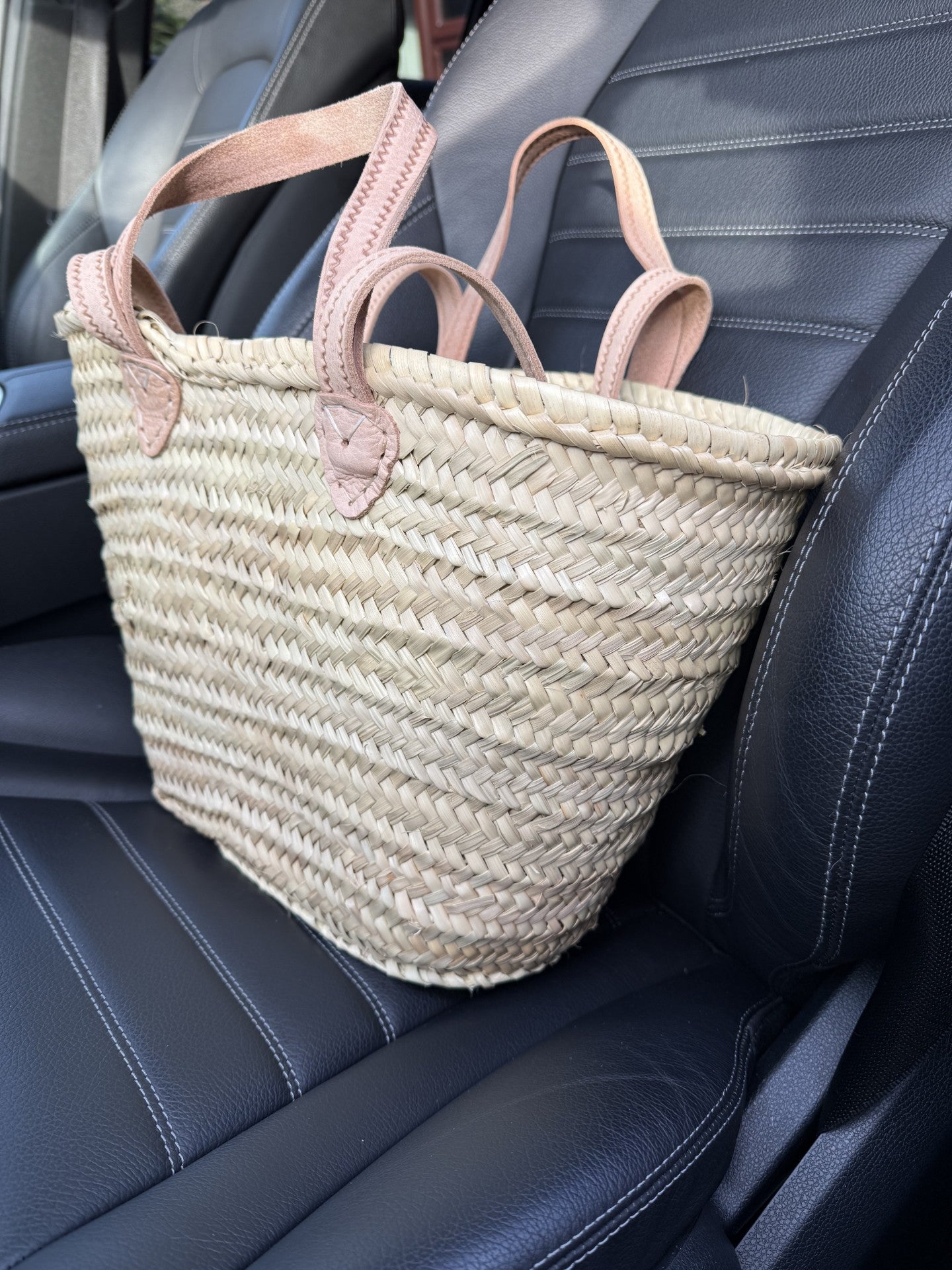 Double Handle French Basket Bag
