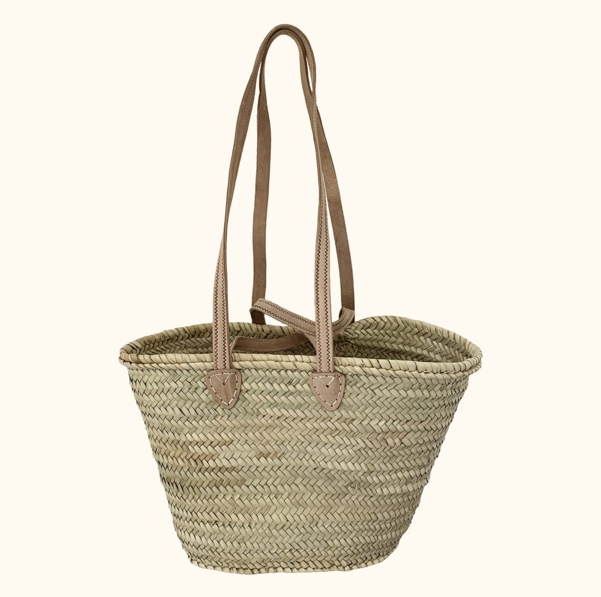 Double Handle French Basket Bag