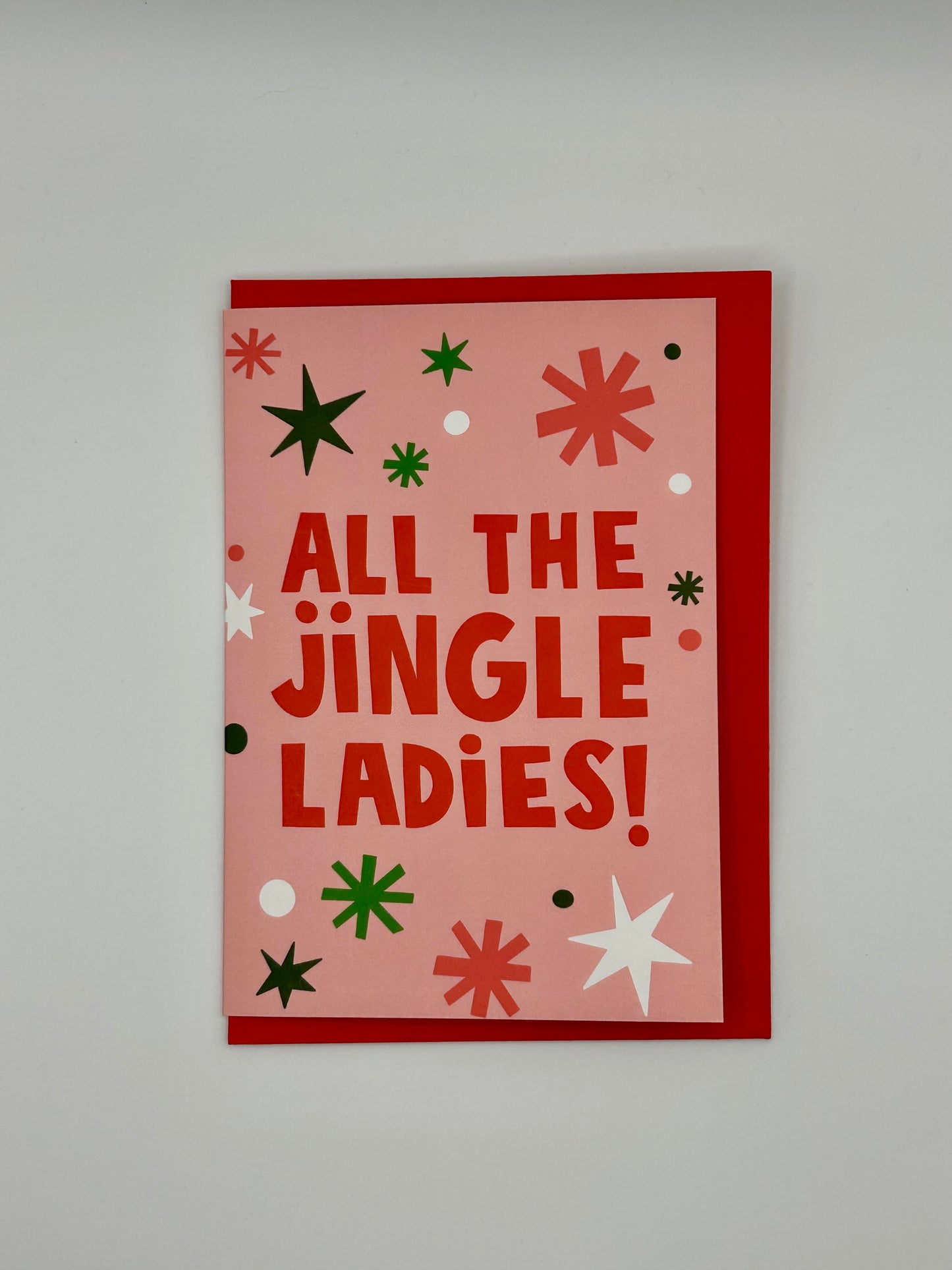 All The Jingle Ladies Card - Lucy Maggie Designs