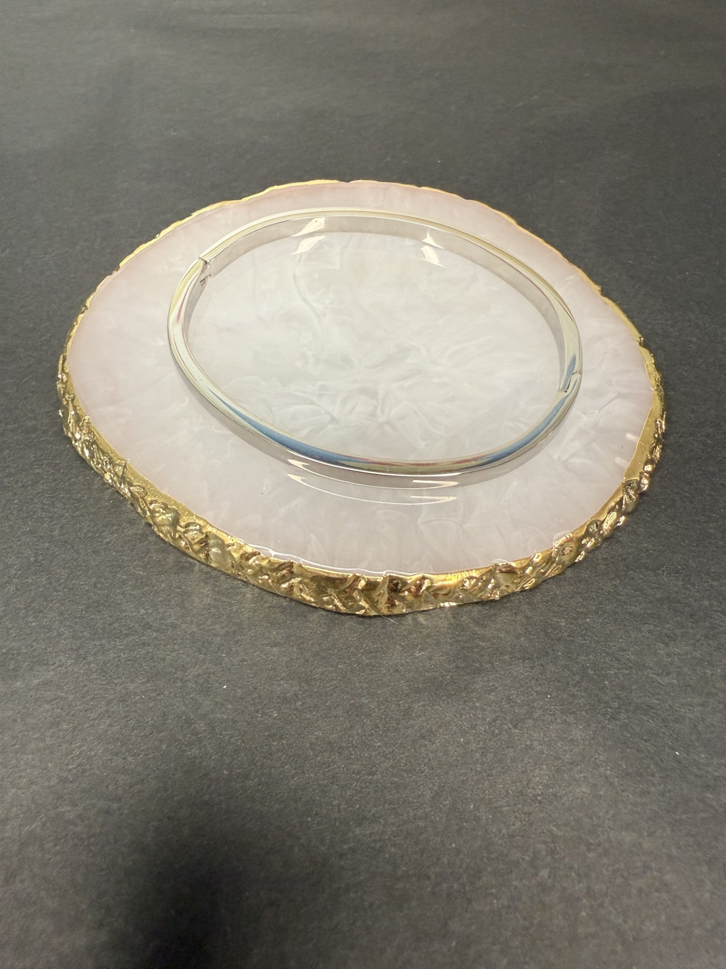Posner Plain Bangle in Silver - NOSTRUM