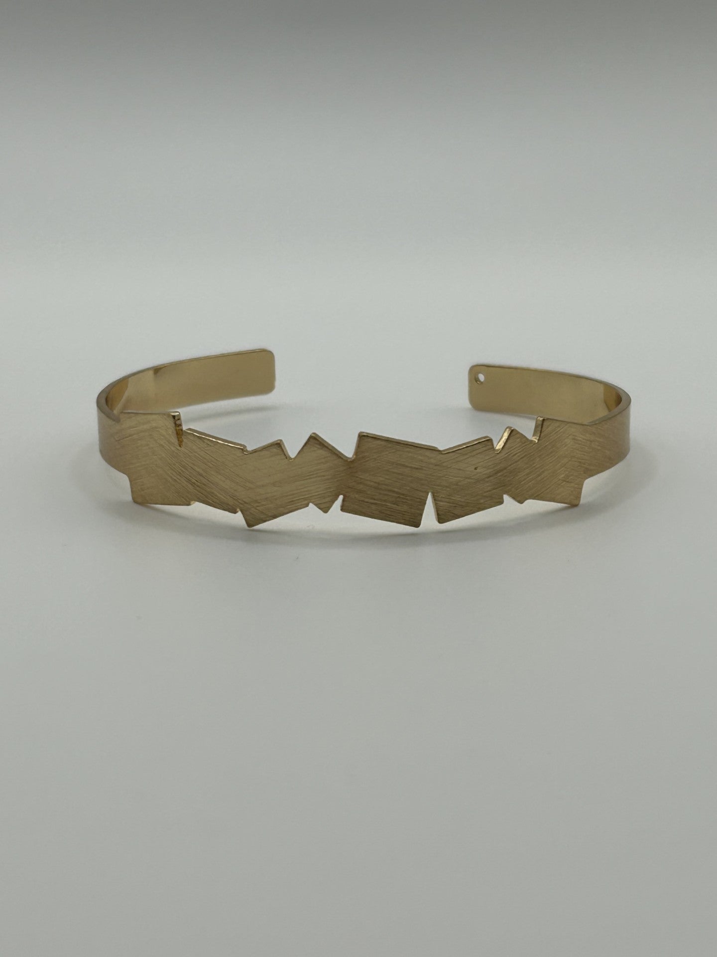 Contemporary Multi Square Torque Bangle