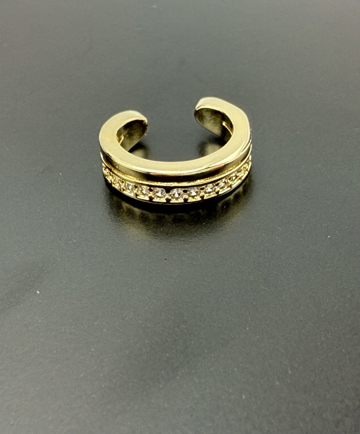 Izzy Ear Cuff with CZ Detail - 14ct Gold Plated