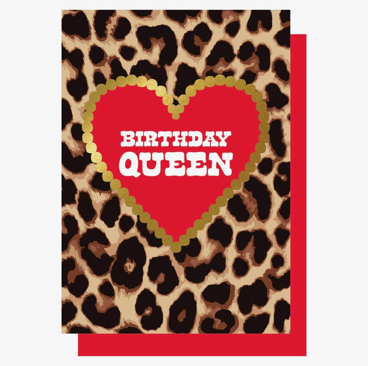 Birthday Queen in Leopard Print - Lucky Ink