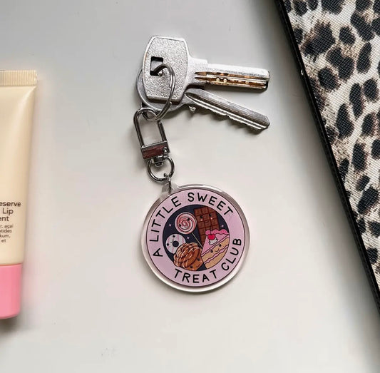 A Little Sweet Treat Club Keyring - Dolly’s Doodles