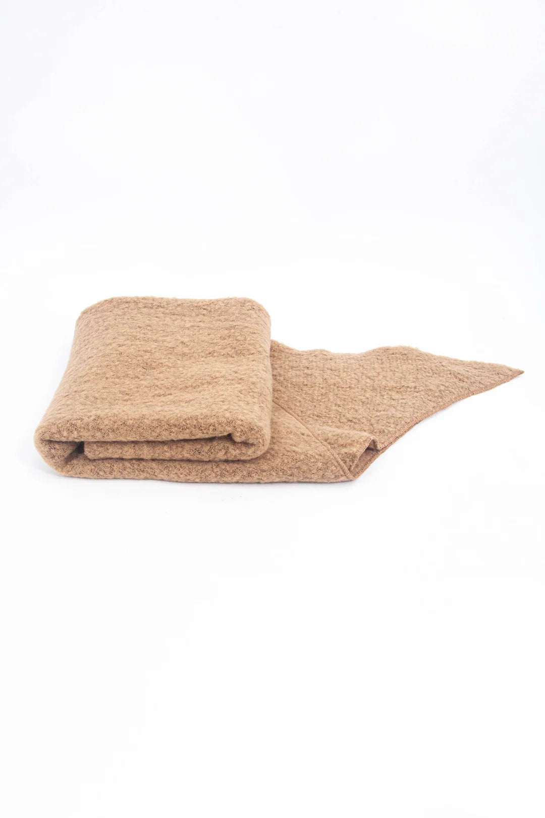 Asymmetric Heavyweight Scarf in Camel