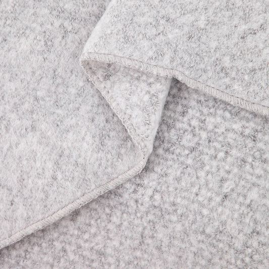 Asymmetric Heavyweight Scarf in Light Grey