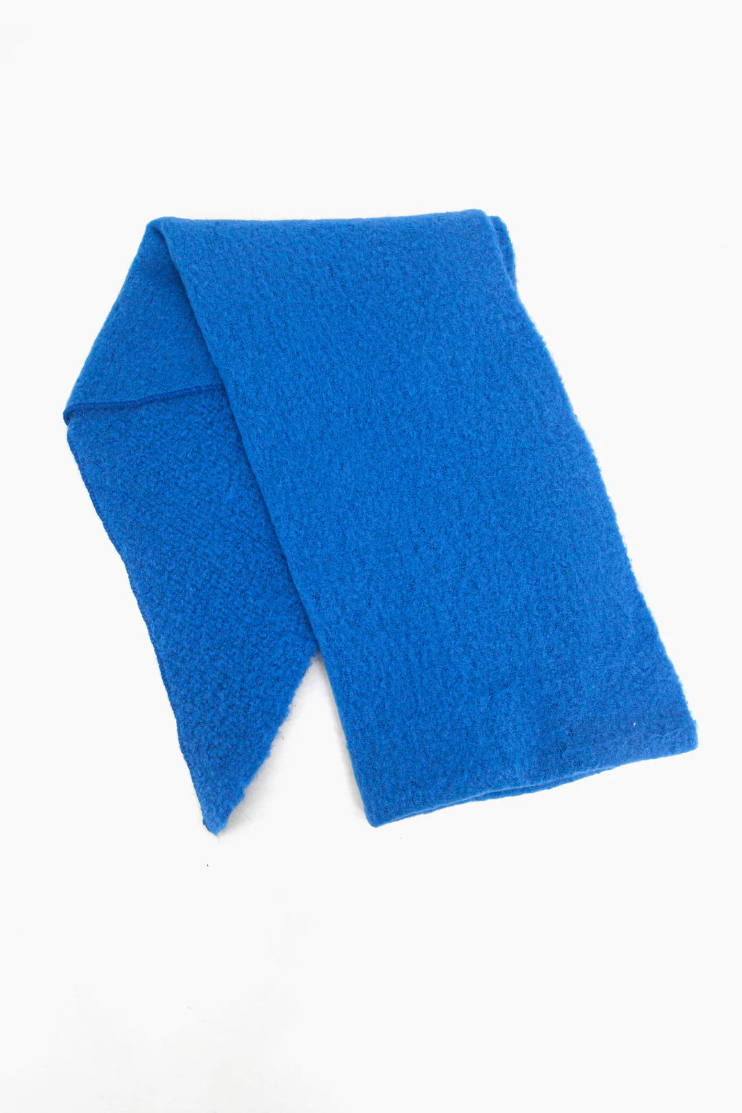 Asymmetric Heavyweight Scarf in Royal Blue