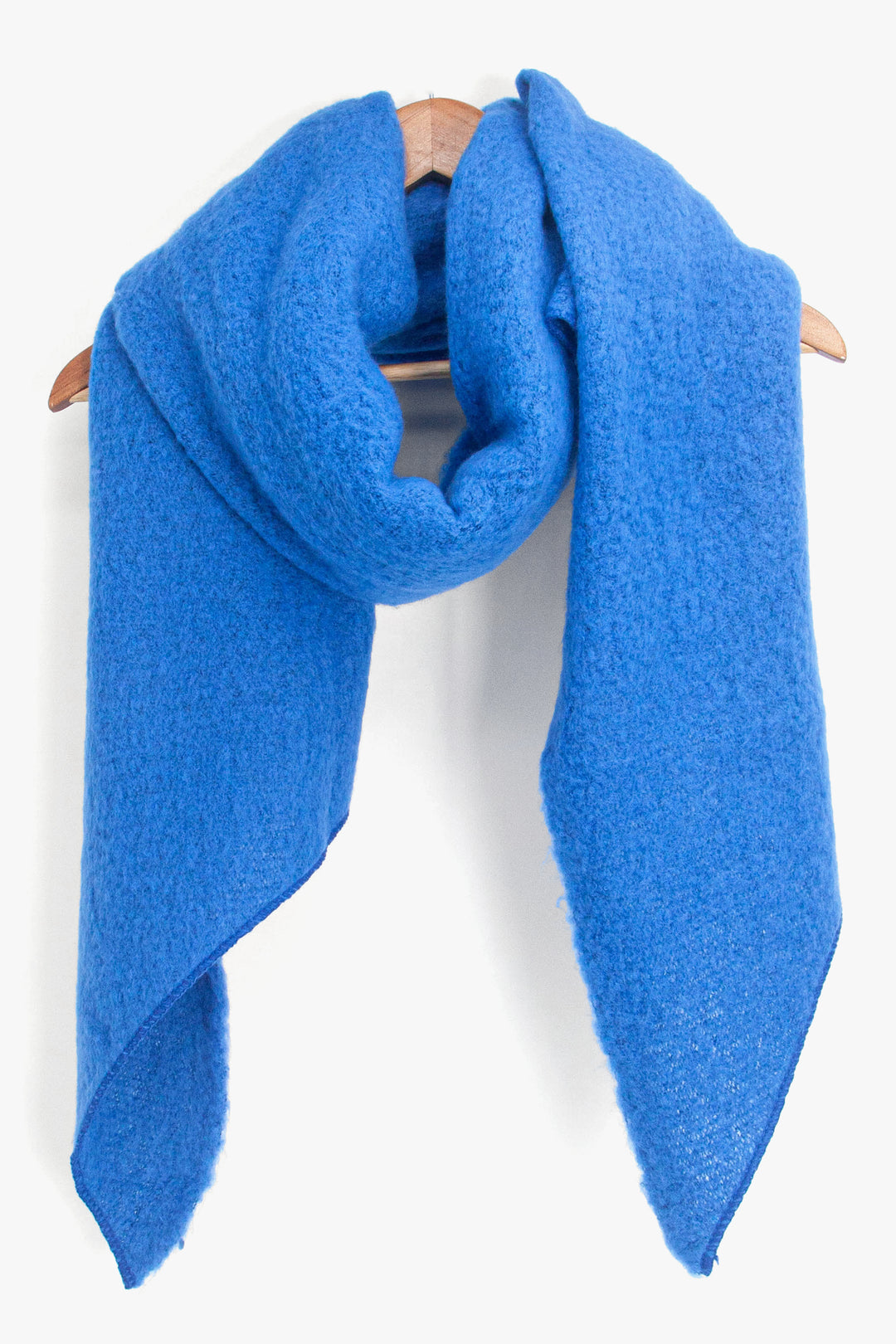 Asymmetric Heavyweight Scarf in Royal Blue