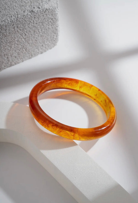 Resin Bangle in Tortoiseshell