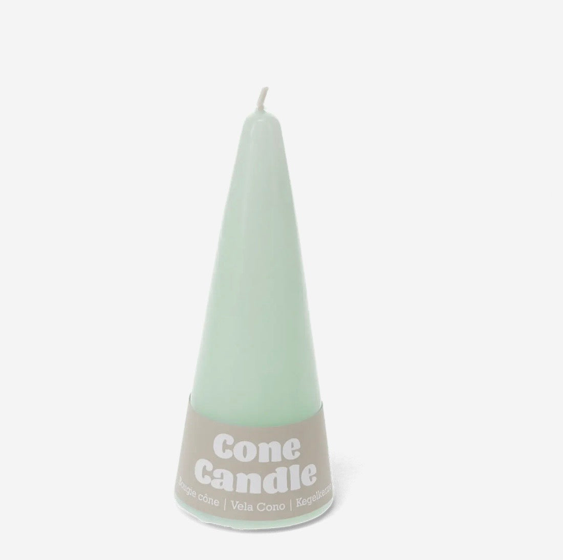 Cone Candle (15cm) in Mint Green - Rex London