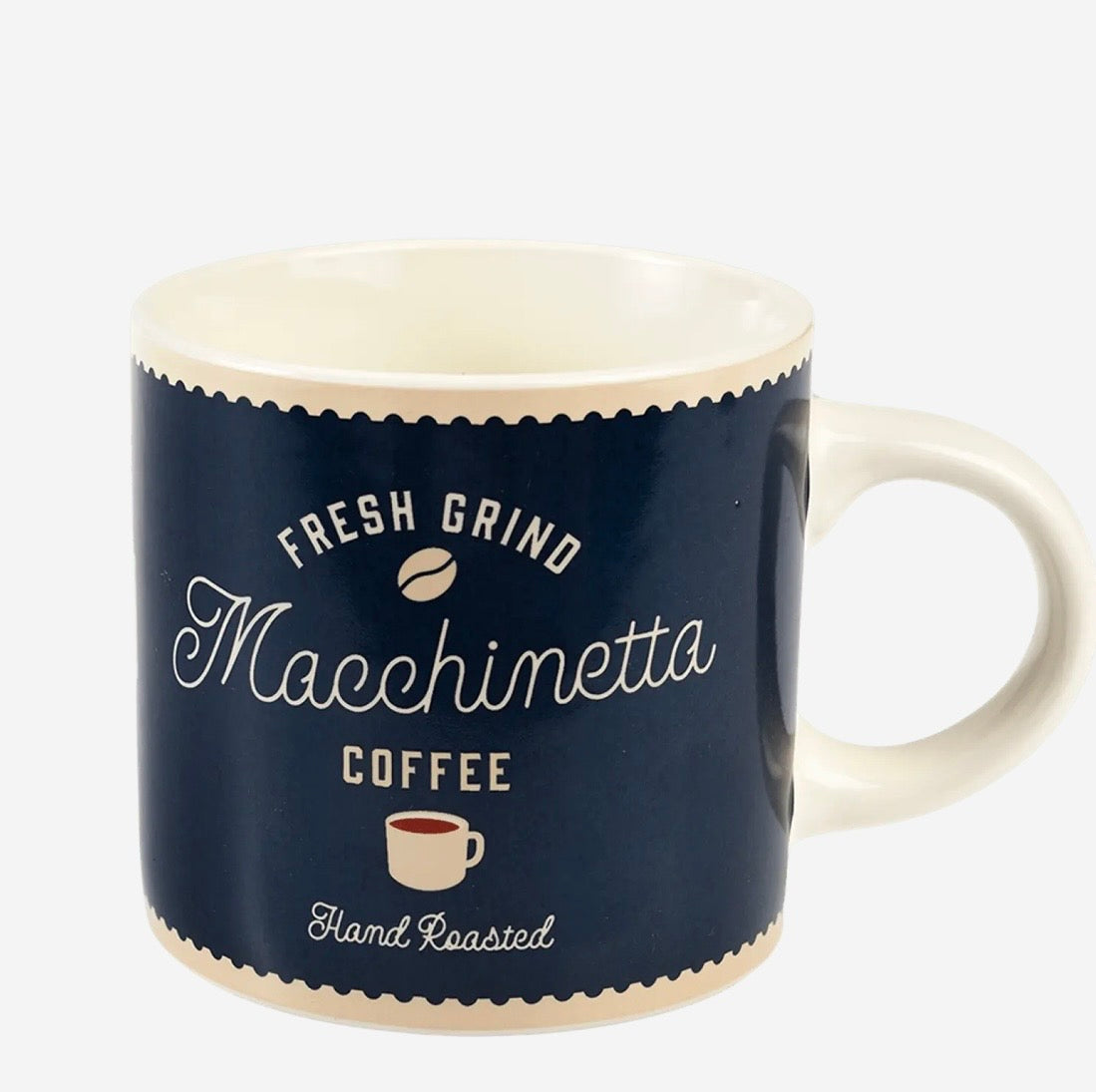 Vintage Style Macchinetta Coffee Mug - Rex London