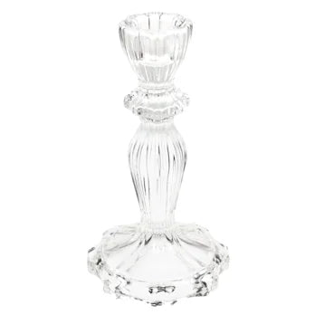 Glass Candle Holder in Clear - Rex London