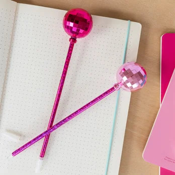 Disco Ball Pen in Two Pink Shades - Rex London