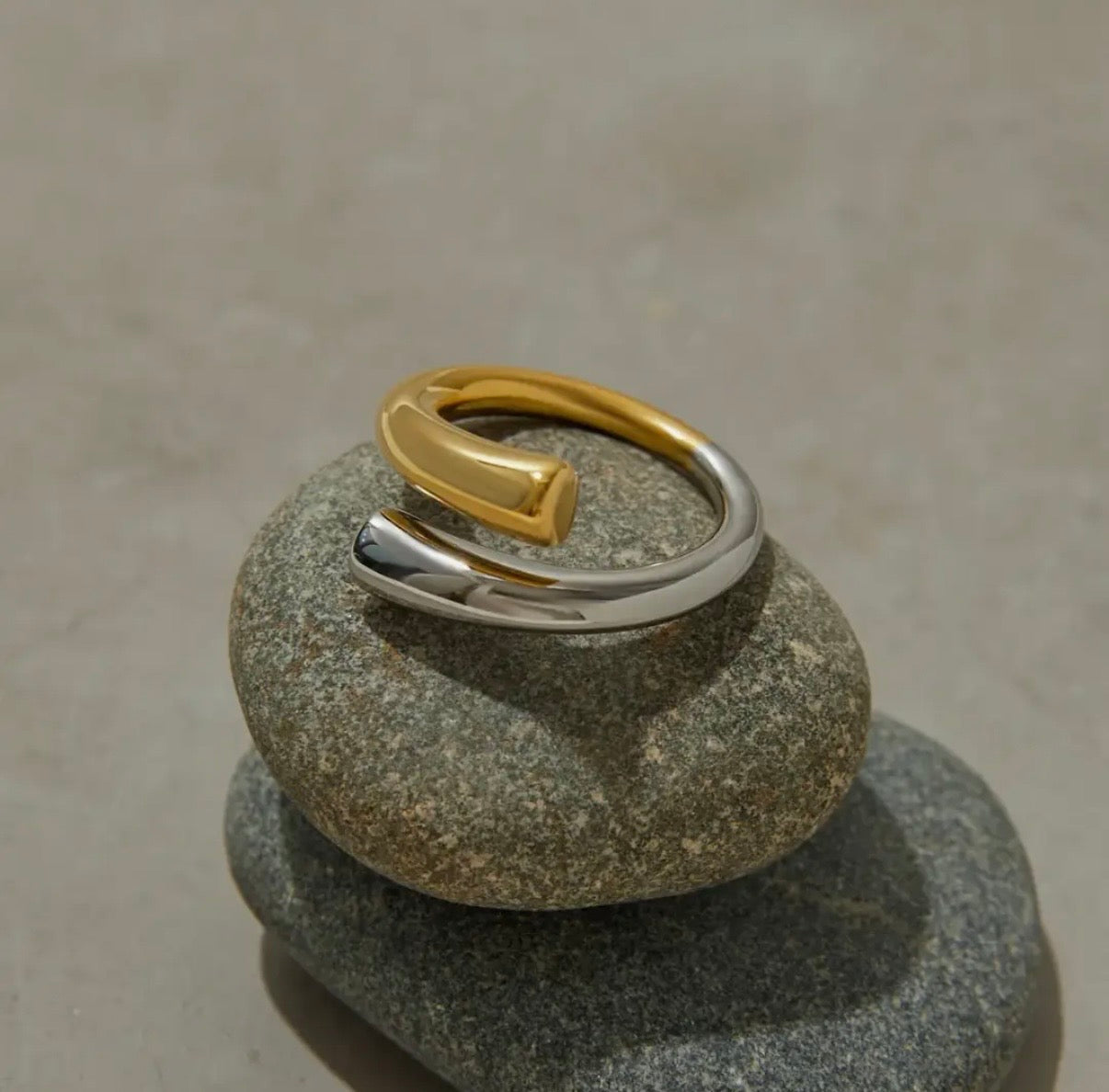 Mix Metal Wrap Ring - NOSTRUM