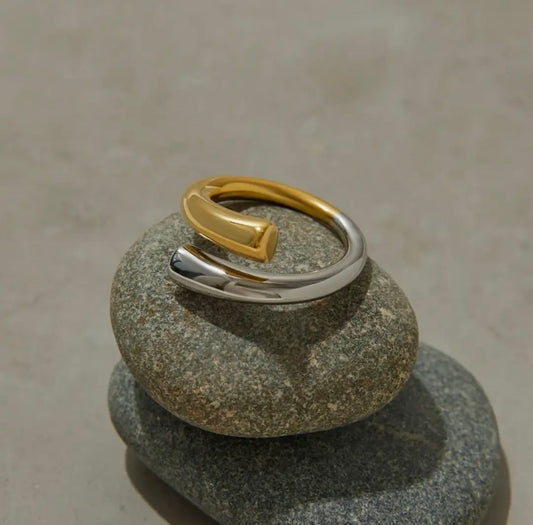 Mix Metal Wrap Ring - NOSTRUM