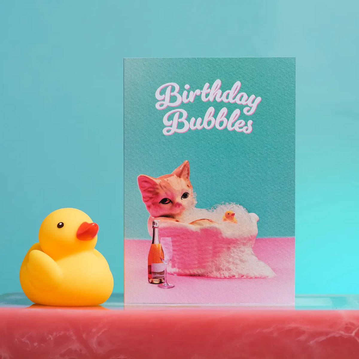 Birthday Bubbles Greetings Card - Ornament Art