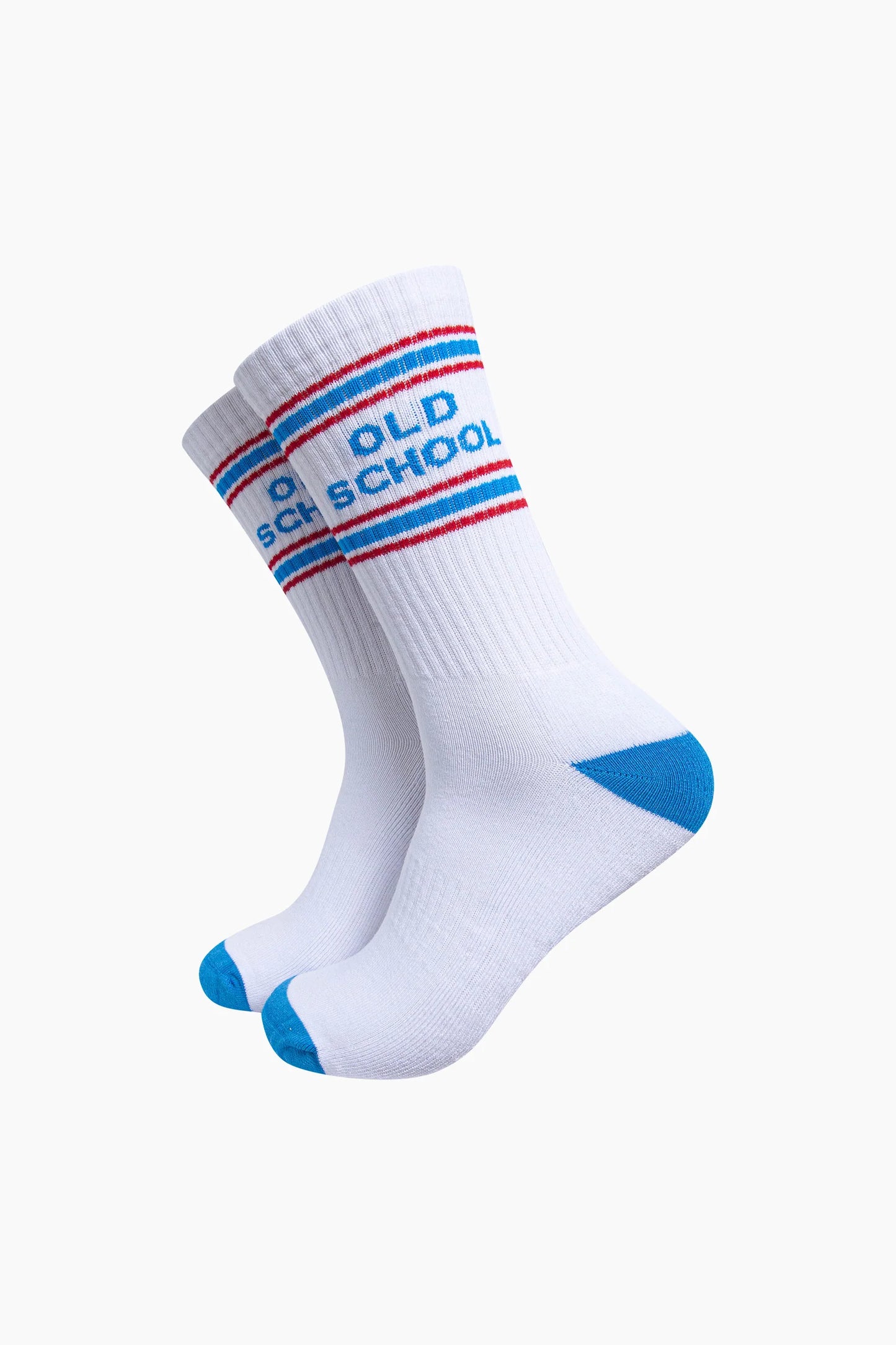 Old School Slogan Sport Style Socks - Sock Talk