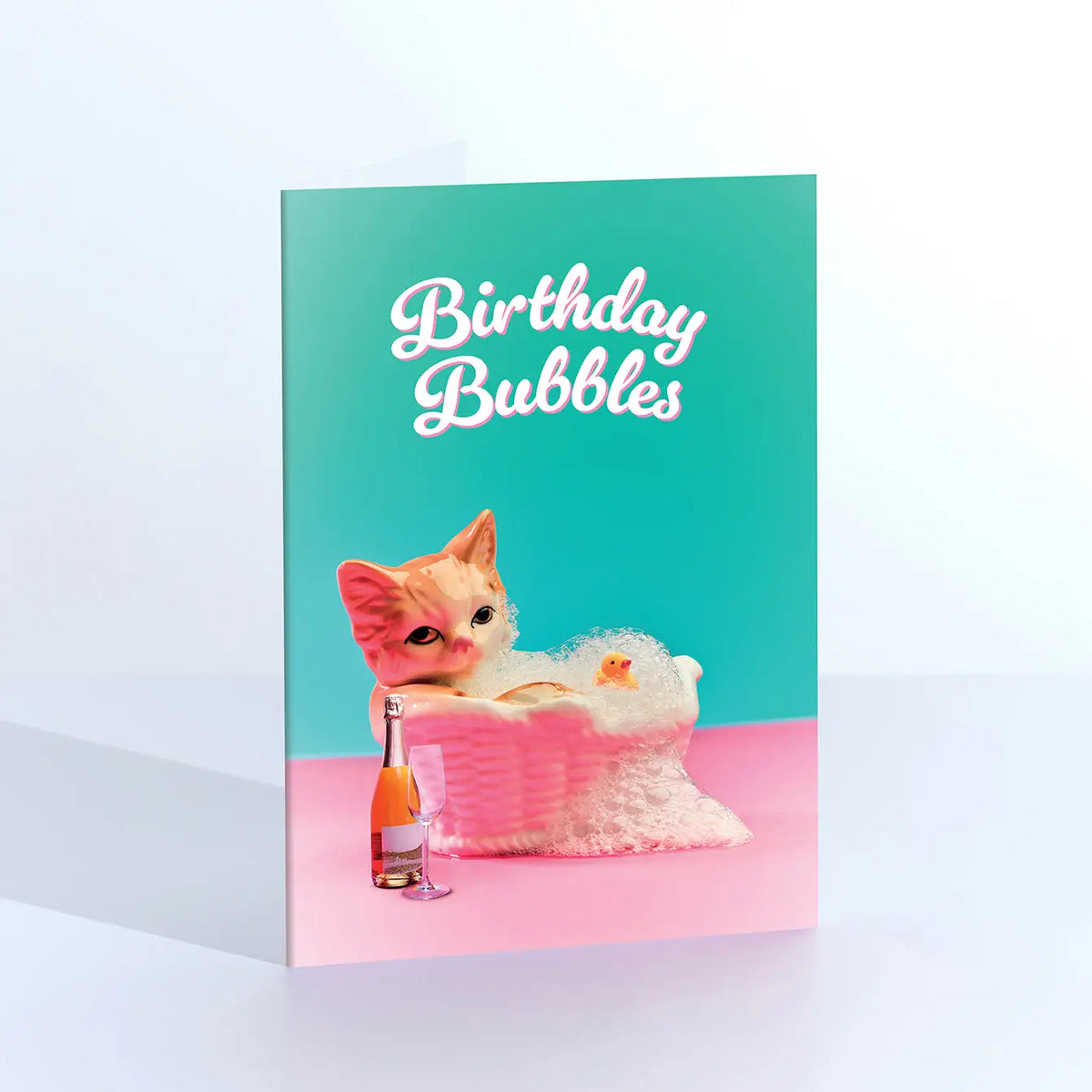 Birthday Bubbles Greetings Card - Ornament Art
