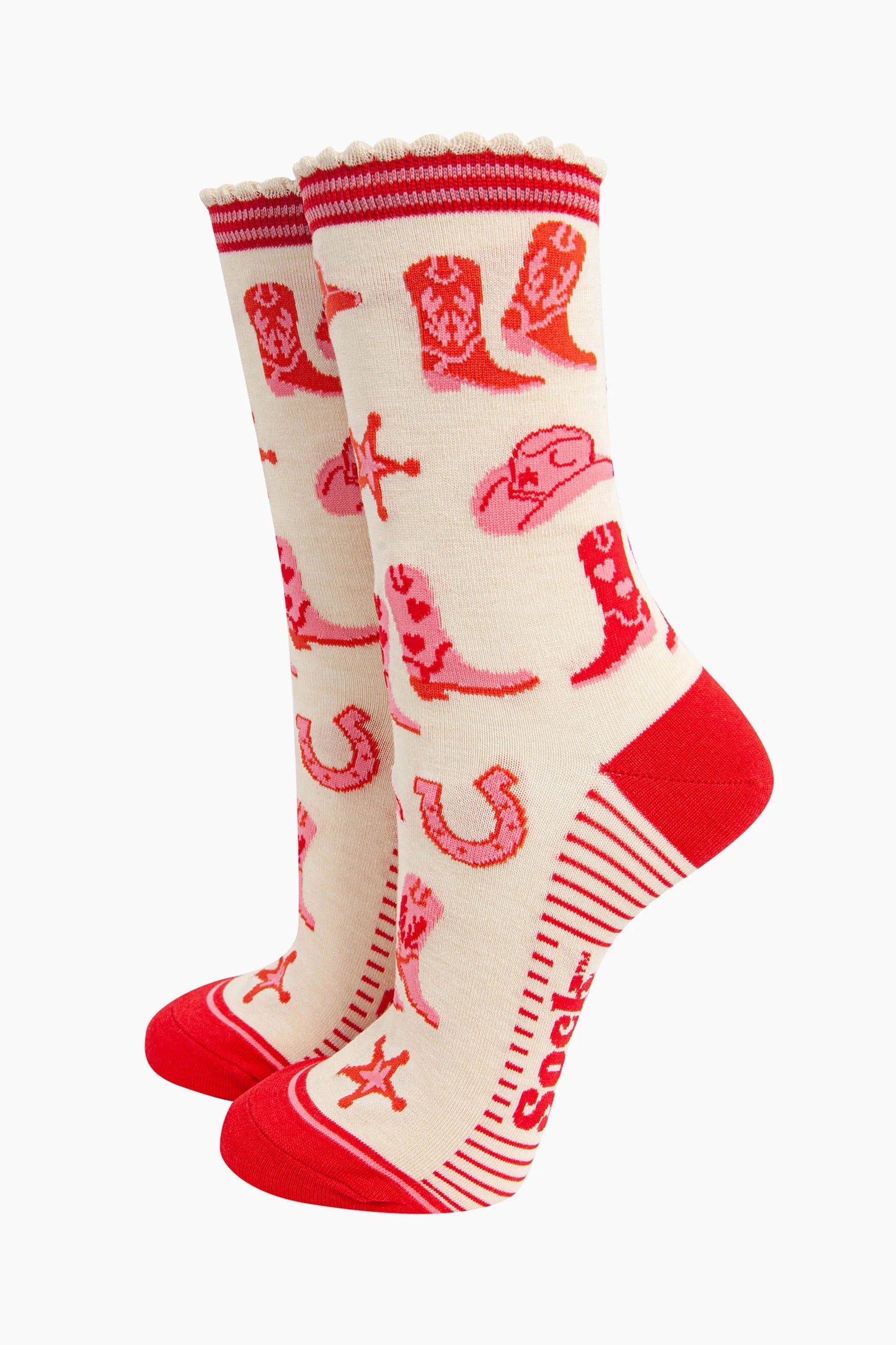 Cowgirl Western Style Socks - Sock Talk
