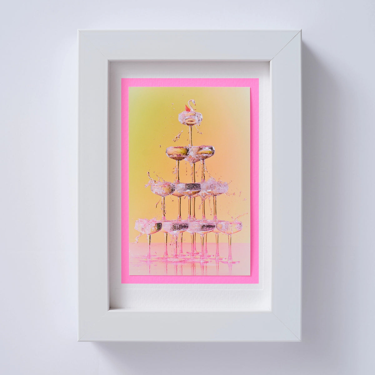 Sip Sip Hooray Hand Finished Greetings Card - Ornament Art
