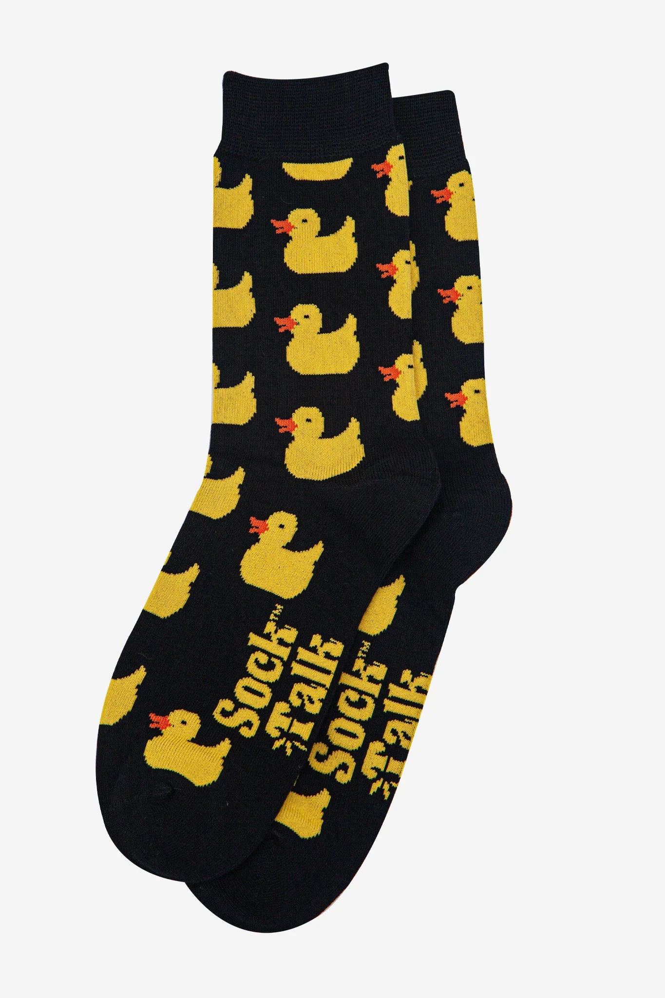 Rubber Duck Socks in Black - Sock Talk
