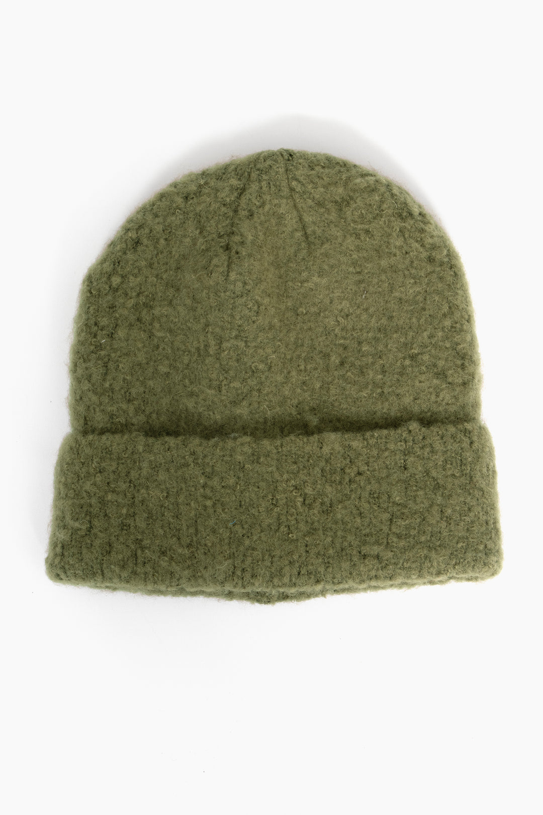 Khaki Soft Knit Beanie Hat