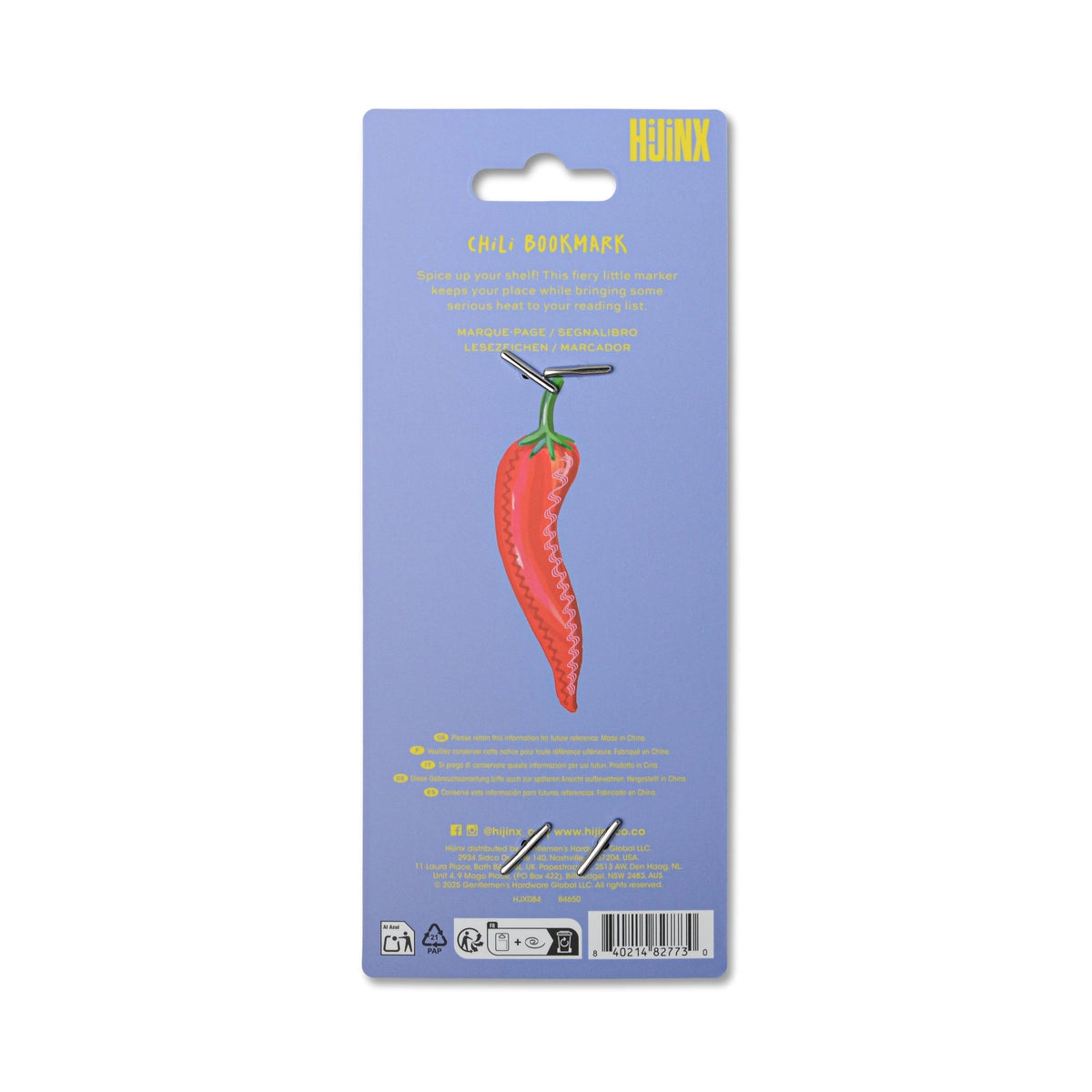 Chilli Bookmark - Hijinx