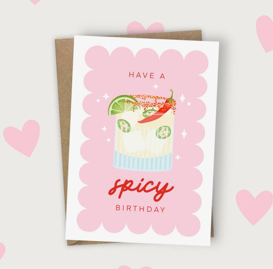Have A Spicy Birthday Card - Dolly’s Doodles