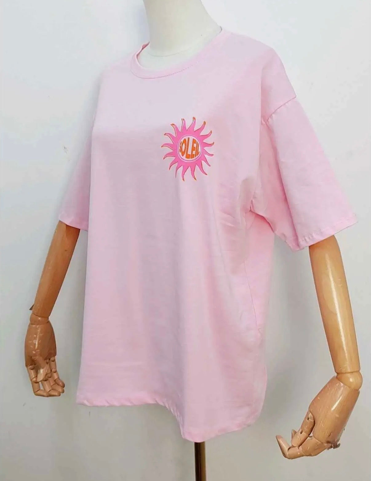 Graphic Print T-Shirt in Pink
