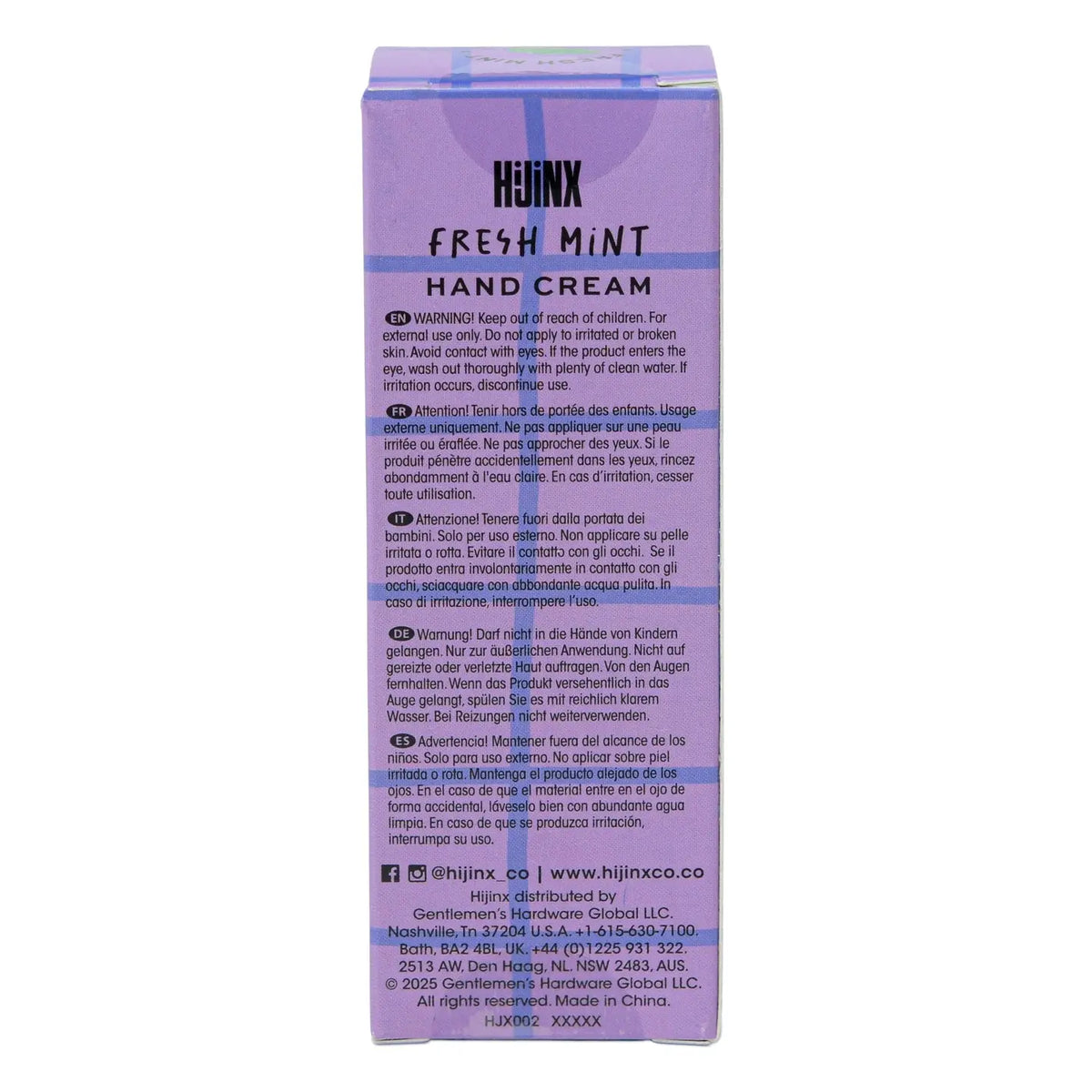 Star Power Hand Cream in Mint- Hijinx