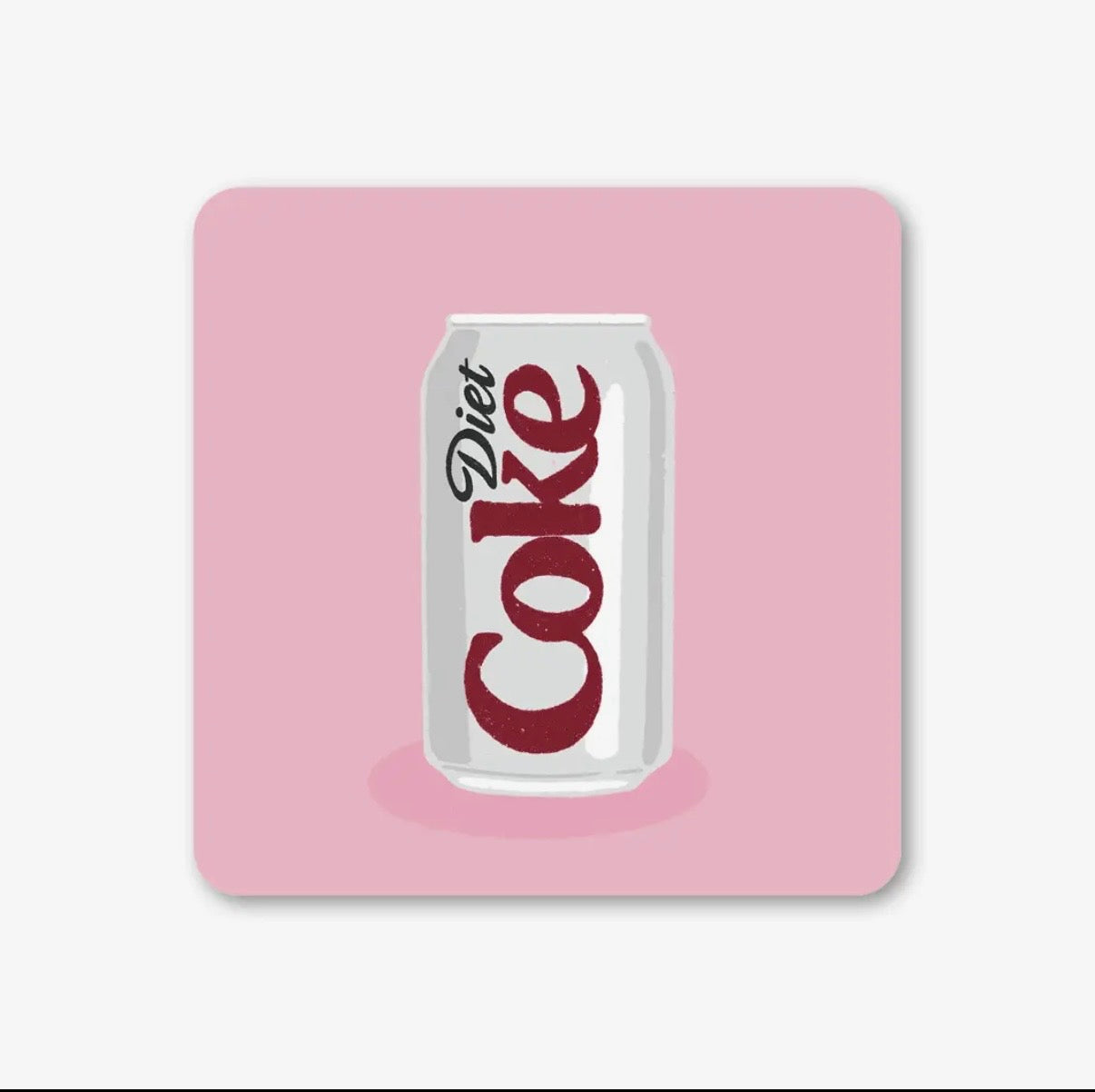 Diet Coke Lovers Coaster - Ella Goddard