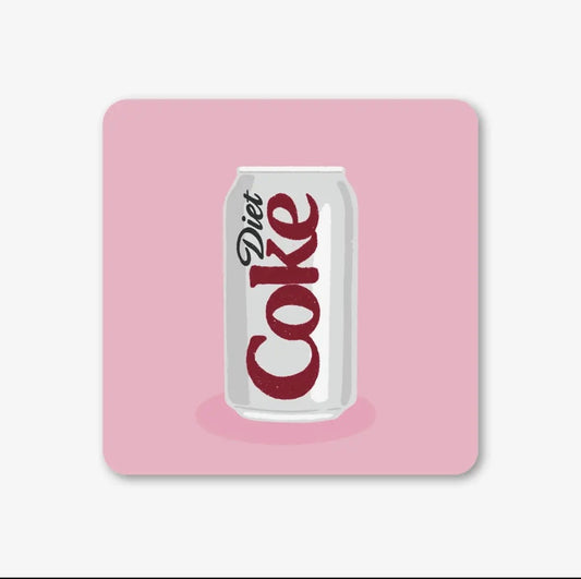 Diet Coke Lovers Coaster - Ella Goddard