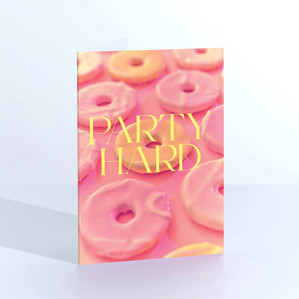 Party Hard Greetings Card - Ornament Art