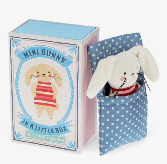 Mini Bunny in a Box Soft Toy - Rex London