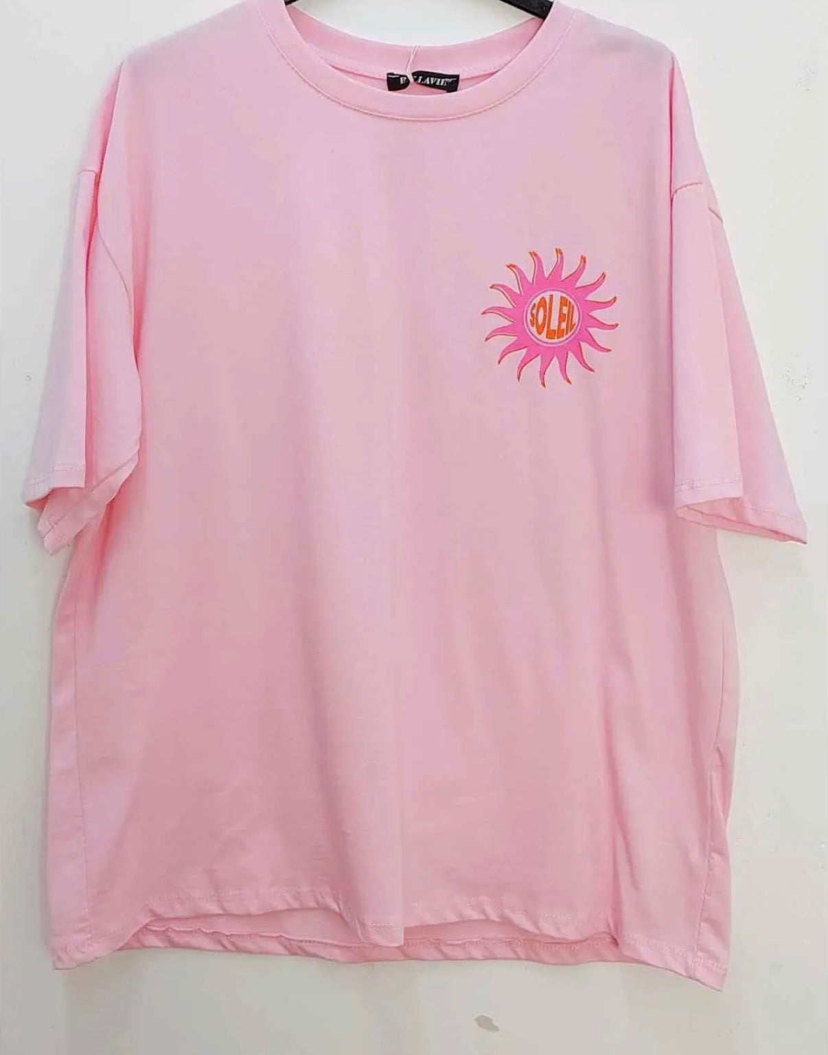 Graphic Print T-Shirt in Pink