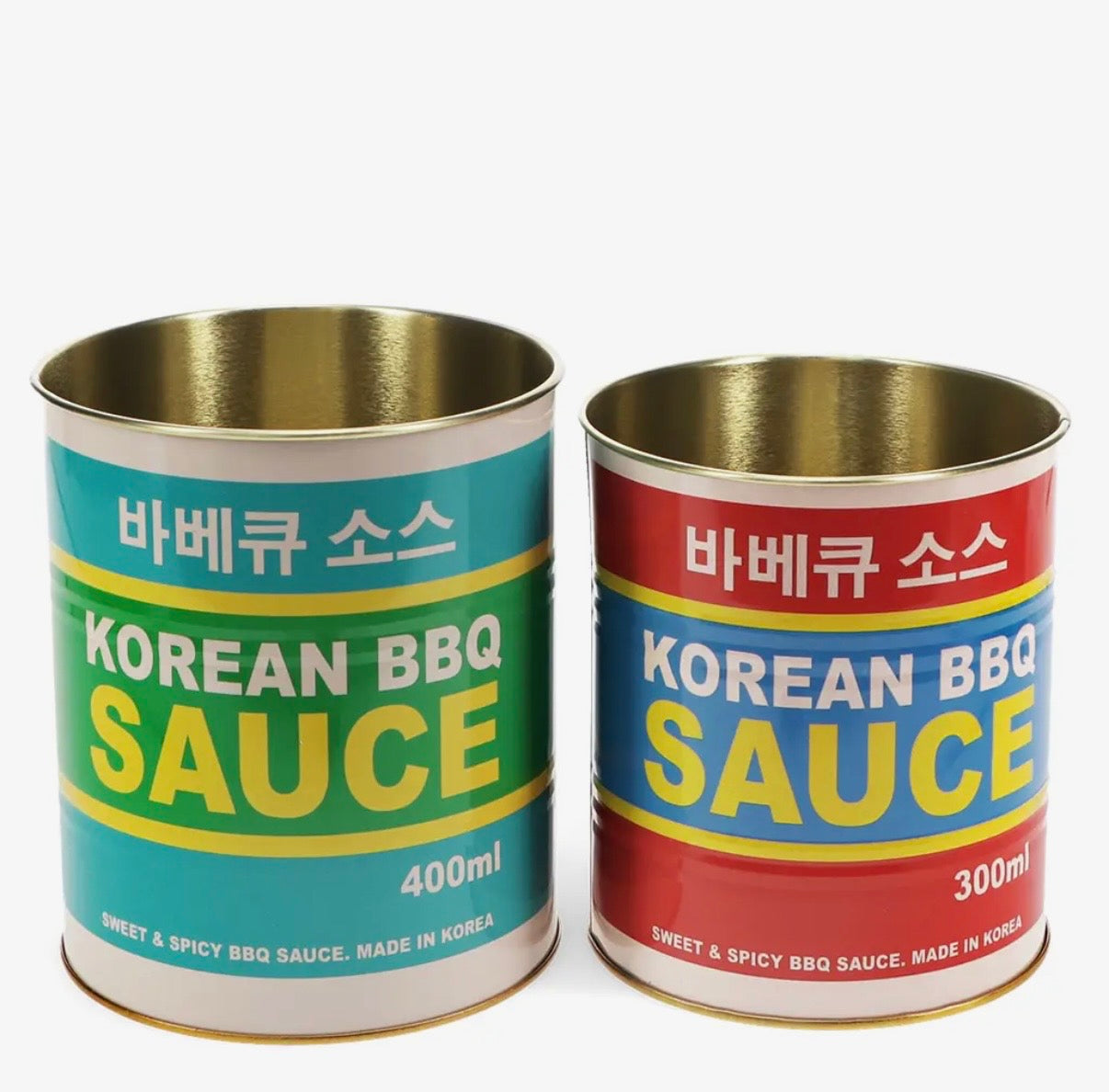 Korean BBQ Design Storage Tins (set of two) - Rex London