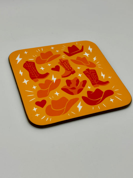 Lucy Maggie Designs - Howdy Cowboy Coaster