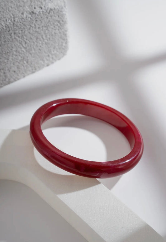 Resin Bangle in Wine